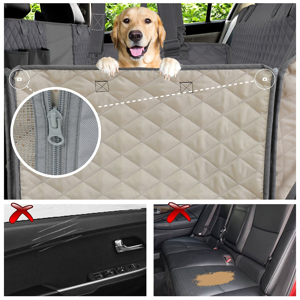 PETRAVEL" Housse de siège de voiture pour chien imperméable à l'eau.